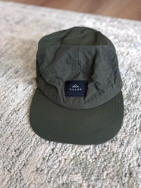 Olive Green Lightweight 5-Panel Cap